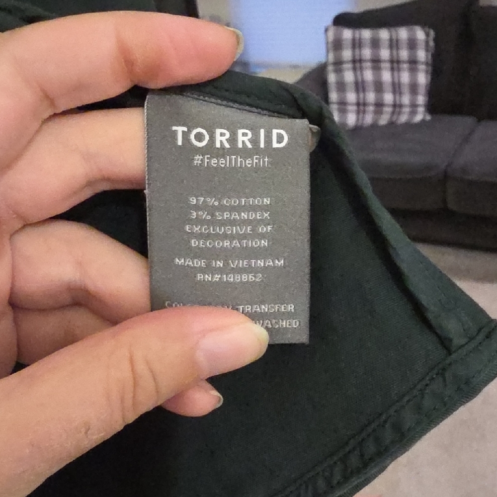 Torrid Dark Green Military Style Blazer - Picture 5 of 5